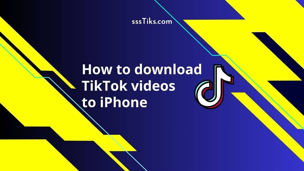 Cách tải video TikTok không có watermark, logo về iPhone 1